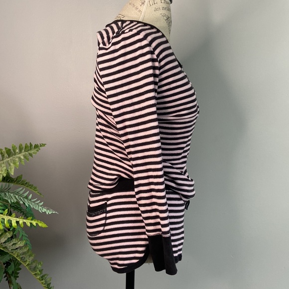 Victoria’s Secret SP Black Pink Sparkly Two Piece Short Set Thermal Lightweight - Picture 4 of 12